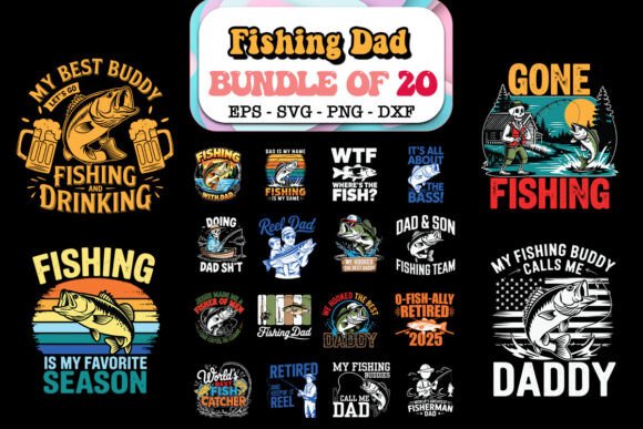 Review: Fishing Dad SVG Bundle for Embroidery