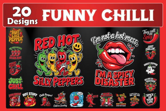 Review: Funny Chilli SVG Bundle for Embroidery