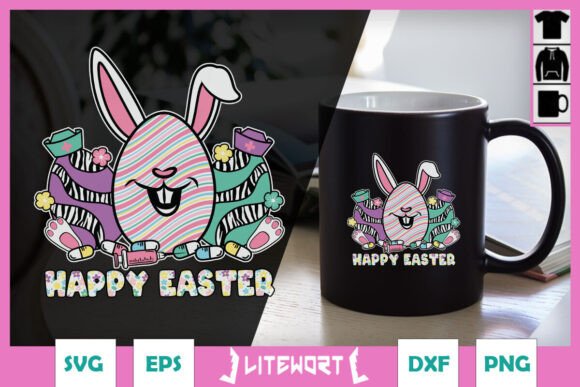 Review: Happy Easter Egg Nurse Funny SVG for Embroidery
