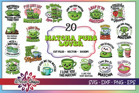 Review: Matcha Puns Lover SVG Bundle for Embroidery
