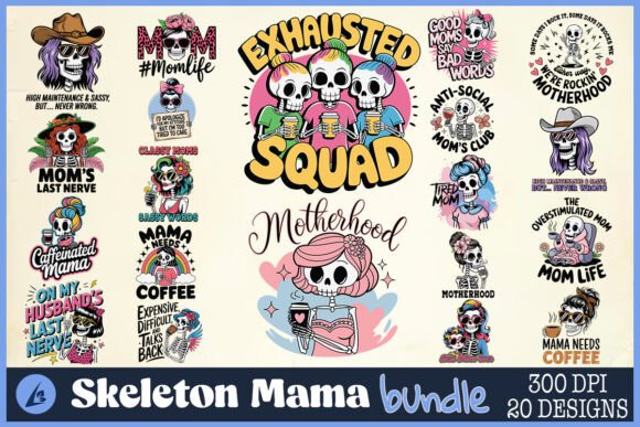 Review: Skeleton Mama SVG Bundle for Embroidery