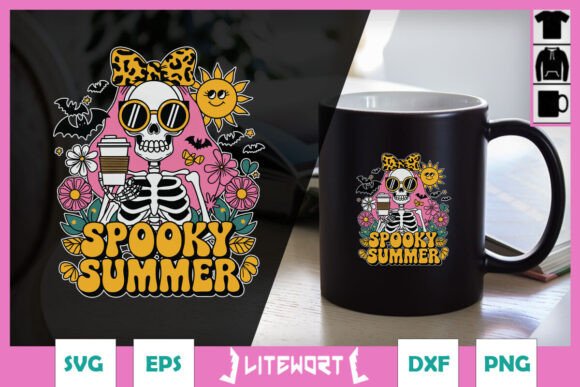 Review: Spooky Summer Coffee Lover SVG for Embroidery