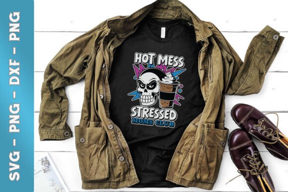Reviewing the Hot Mess Stressed Moms Club SVG for Embroidery