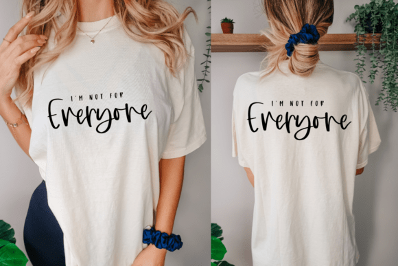 Reviewing the I'm Not for Everyone SVG for Embroidery