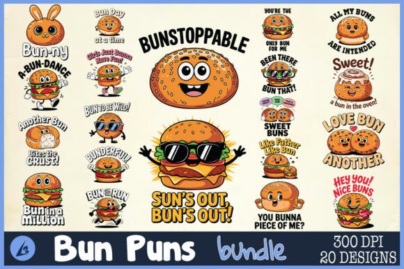 Stitching Humor: A Designer’s Review of the Bun Puns SVG Bundle