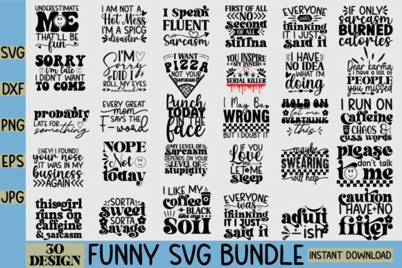 Stitching Humor: A Designer’s Review of the Funny SVG Bundle